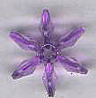 Sunburst 10 mm kralen 005 transparant lila **